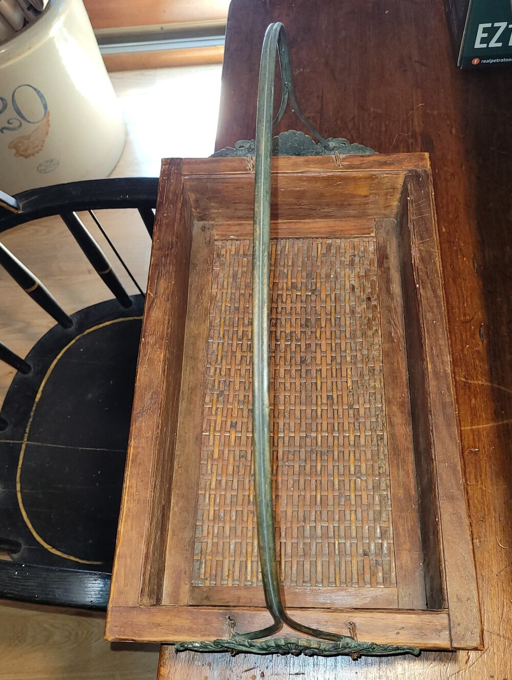 Vintage Wooden Tray - Picture 12 of 13